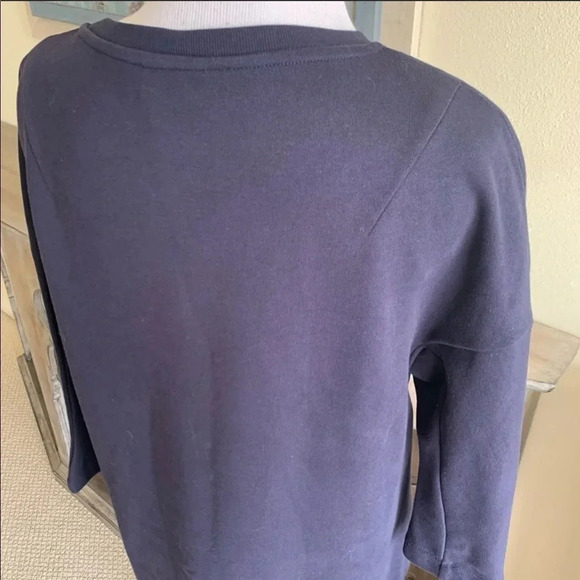 New Dries Van Noten Harine Cotton Sweatshirt Dress Blue NWT Designer Women’s XS - Picture 7 of 9
